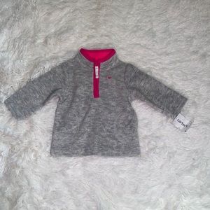 CARTER’S HALFZIP FLEECE PULLOVER 6m